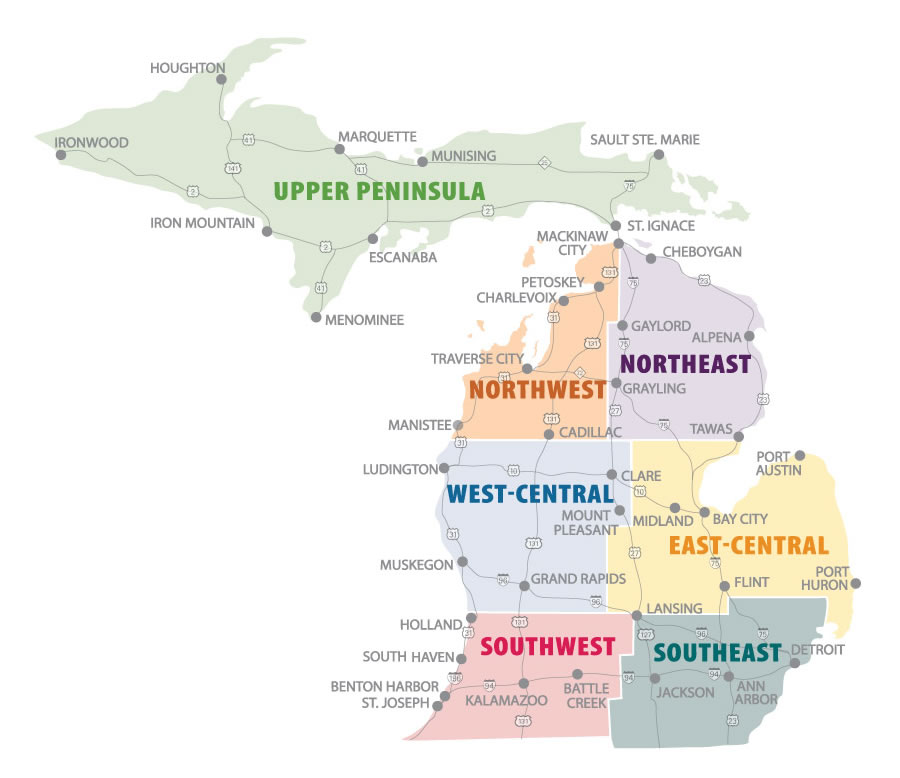Michigan Agritourism Regions