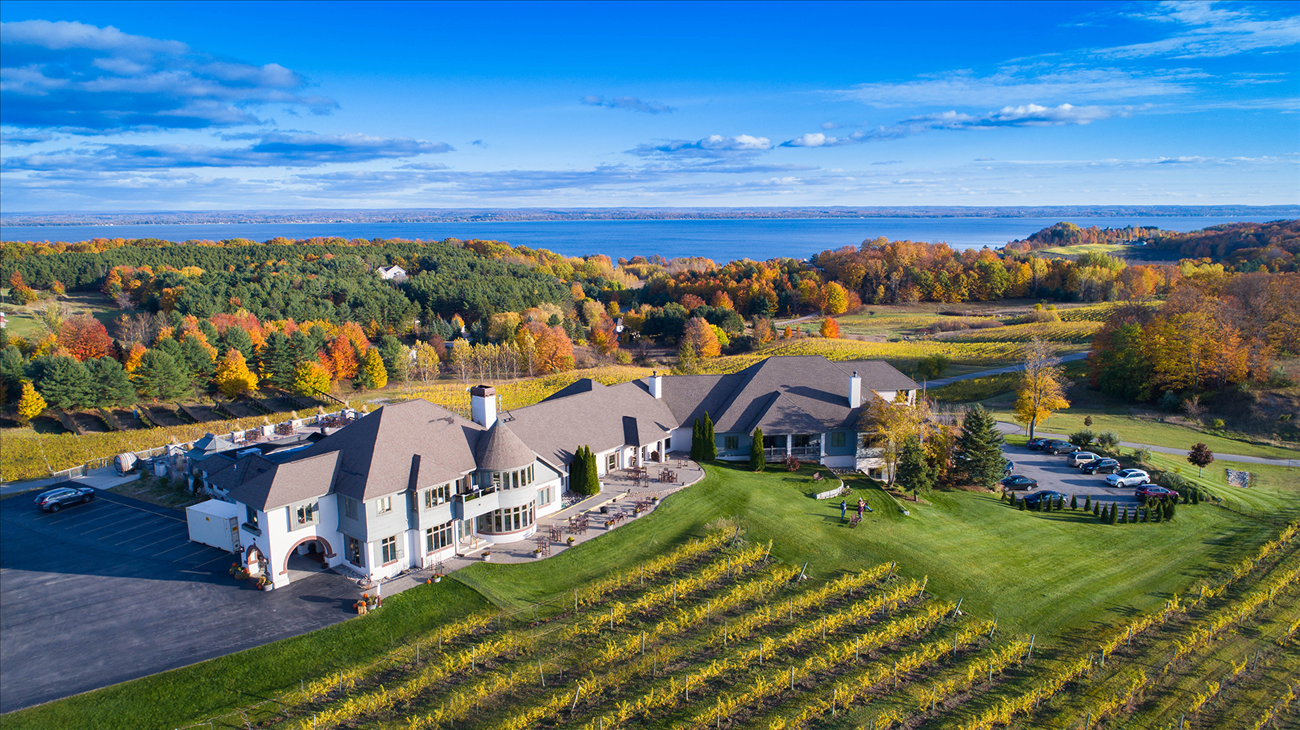 Chateau Chantal on Grand Traverse Bay