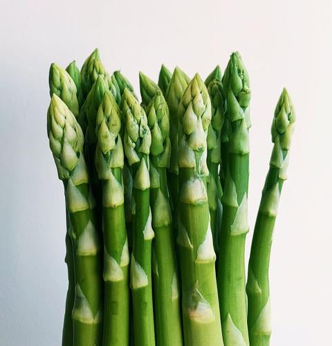 Fresh asparagus close up 