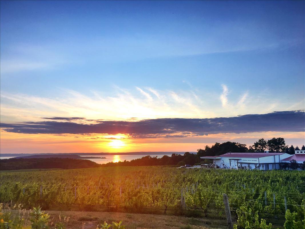 Sunset at Chateau Grand Traverse