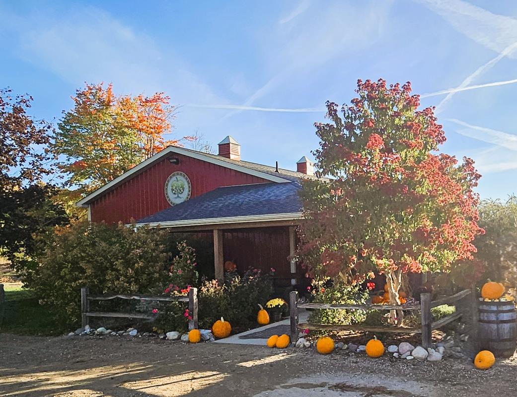 The Mery Hearted Cidery in the fall 