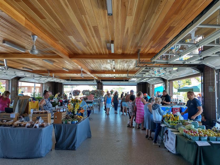 Farm Market Vendors at the Kalkaska Farmers Market in Kalkaska, Michigan
