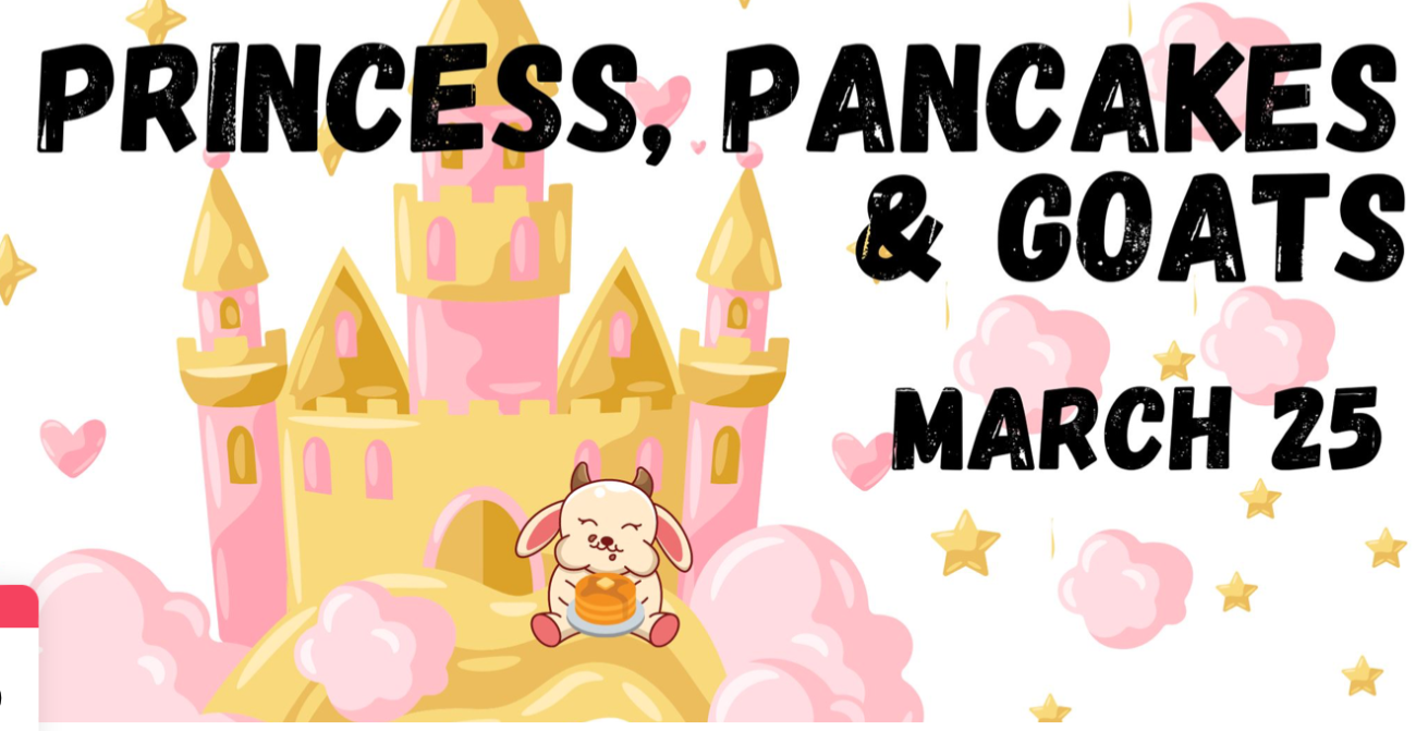 Flyer for Princess, Pancakes and Goats